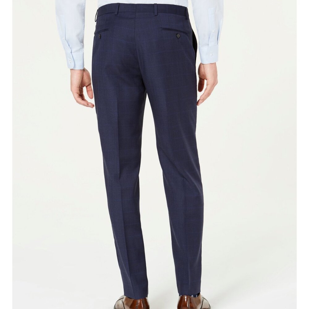 LAUREN by Ralph Lauren Men's Classic Fit Ultra Flex Stretch Flat Front Suit Pant - Picture 2 of 9